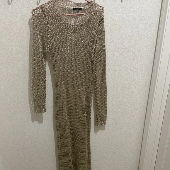wow couture gold dress ABBY Formal Dress